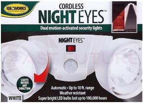Беспроводной фонарь на стену с датчиком движения Cordless Night Eyes