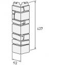 Угол наружный Vox Solid Stone 92х437 мм Toscana VOX