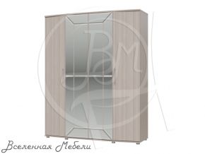 Шкаф 4-х дверный Амели 4-5200 цвет ясень шимо светлый Гранд Кволити