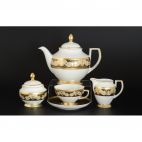 Чайный сервиз на 6 персон 17 предметов Belvedere Combi BLACK Gold GL