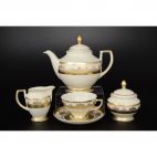 Чайный сервиз на 6 персон 17 предметов Crem Saphir Gold GL