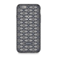 STIL Urban Knight | Противоударный алюминиевый чехол для Apple iPhone 6/6s (4.7") с силиконовой основой (Титан)  Stil