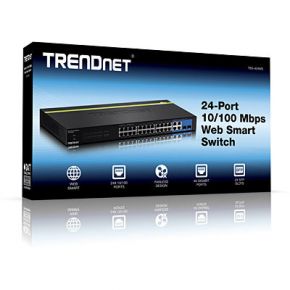 TRENDnet TEG-424WS - 24-портовый коммутатор TRENDnet