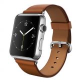 Часы Apple Watch 42mm with Classic Buckle (Stainless Steel / Brown (Нержавеющая сталь, коричневый ремешок с классической пряжкой)) Apple