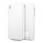Spigen SGP iPhone 5 Leather Case illuzion Legend (White) - Кожаный чехол для iPhone 5 (Белый)