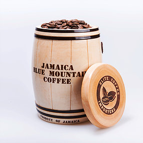 Кофе Ямайка Блю Маунтин в деревянном бочонке, 100%, 150 гр. Поставщик Элитного Кофе
