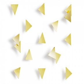 Декор для стен confetti triangles латунь UMBRA