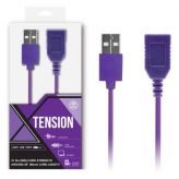 NMC Фиолетовый удлинитель USB-провода - 100 см. (фиолетовый)