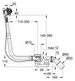 Слив-перелив Grohe Talentofill 28991000