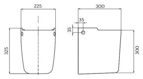 Полупьедестал для раковины IFO Grandy RP212100100