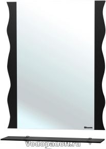 Мари 70 см. волна зеркало для ванной комнаты Bellezza