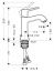 Смеситель Hansgrohe Metris Classic 31077000 для раковины