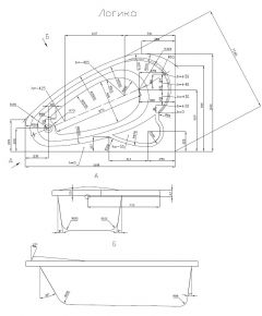 Акриловая ванна Aquatika Логика 160 REFLEXA