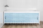 Фотоэкран под ванну 4007 Голубые блики Премиум Размер 148/168