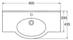 Раковина IDO Shape 11200