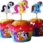 Набор стаканчик и палочка для кексов "Little Pony"