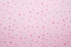Велюр с рисунком  Розовые горошки на розовом фоне