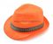 Шляпа яркая оранжевая