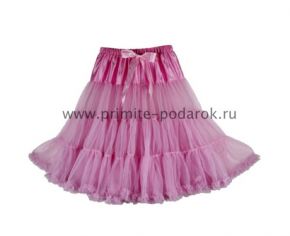 Ретро юбка пышная розовая