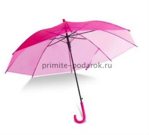 Розовый прозрачный зонт