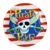 Набор бумажных тарелок "Pirate Party"