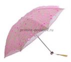 Свадебный зонт розовый
