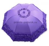 Кружевной зонт фиолетовый