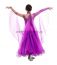 Детское платье для бальных танцев фиолетовое