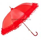 Свадебный кружевной зонт красный