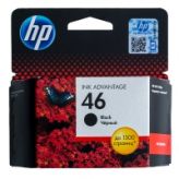 Картридж HP "46" CZ637AE (черный) для Deskjet Ink Advantage 2020hc/252