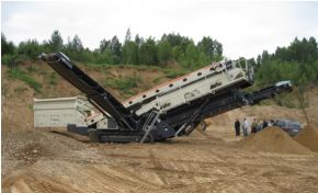 Мобильный, гусеничный  вторичный грохот METSO LOKOTRACK ST3.8 2016 г.в.