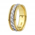 Обручальное кольцо 100274 ювелирное украшение. Размер: 21; Вес: 6.6