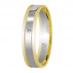 Обручальное кольцо 10-515-ЖБ ювелирное украшение. Размер: 16.5; Вес: 2.52