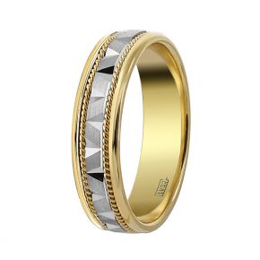 Обручальное кольцо 10-727 ювелирное украшение. Размер: 19.5; Вес: 3.88