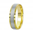 Обручальное кольцо 10-723-ЖБ ювелирное украшение. Размер: 19; Вес: 4.05