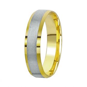 Обручальное кольцо 10-723-ЖБ ювелирное украшение. Размер: 19; Вес: 4.05