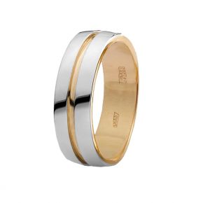 Обручальное кольцо 10-230-К ювелирное украшение. Размер: 17.5; Вес: 6.81