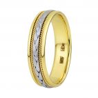 Обручальное кольцо 100307 ювелирное украшение. Размер: 20.5; Вес: 5.17