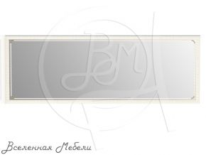 Зеркало настенное 119Б цвет рамы белый греческий орнамент ЕвроЗеркало