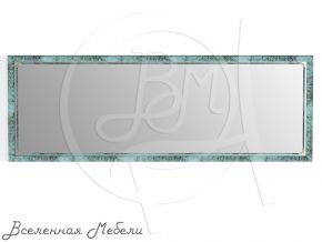Зеркало настенное 119Б цвет рамы малахит греческий орнамент ЕвроЗеркало