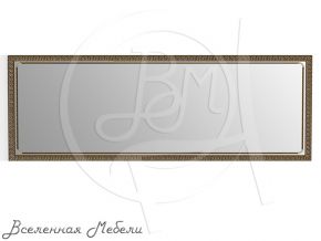 Зеркало настенное 119Б цвет рамы тосканский орех греческий орнамент ЕвроЗеркало