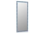 Зеркало 119Б цвет рамы синий металлик орнамент цветок ЕвроЗеркало