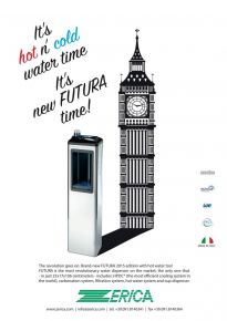 Futura 81 - автомат нагрева, охлаждения питьевой воды  класса люкс из зеркальной нержавеющей стали