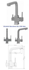 Смеситель Seaman Barcelone SSL-5391 Mist Seaman