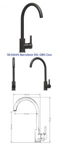 Смеситель Seaman Barcelone SSL-5815 Gun Seaman