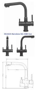 Смеситель Seaman Barcelone SSL-5383 Gun Seaman