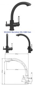 Смеситель Seaman Barcelone SSL-5382 Gun Seaman