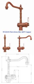 Смеситель Seaman Barcelone SSL-5077 Copper Seaman