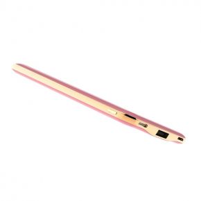 Тонкое портативное зарядное устройство 10000Mah 1 USB со встроенным LED индикатором заряда (Розовый)  Epik