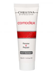 Ночная обновляющая сыворотка-восстановление Comodex Christina (Комодекс Кристина) 50 мл Christina